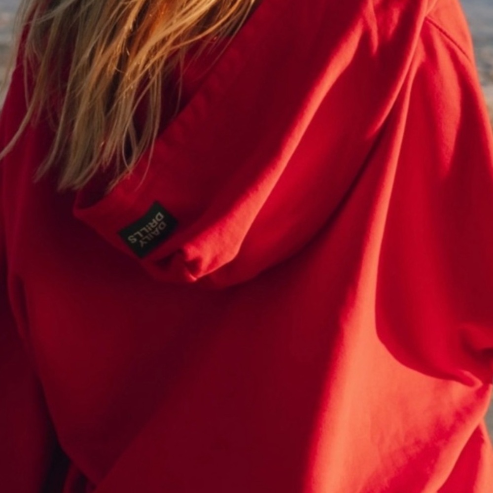 Daily Drills Red Hoodie